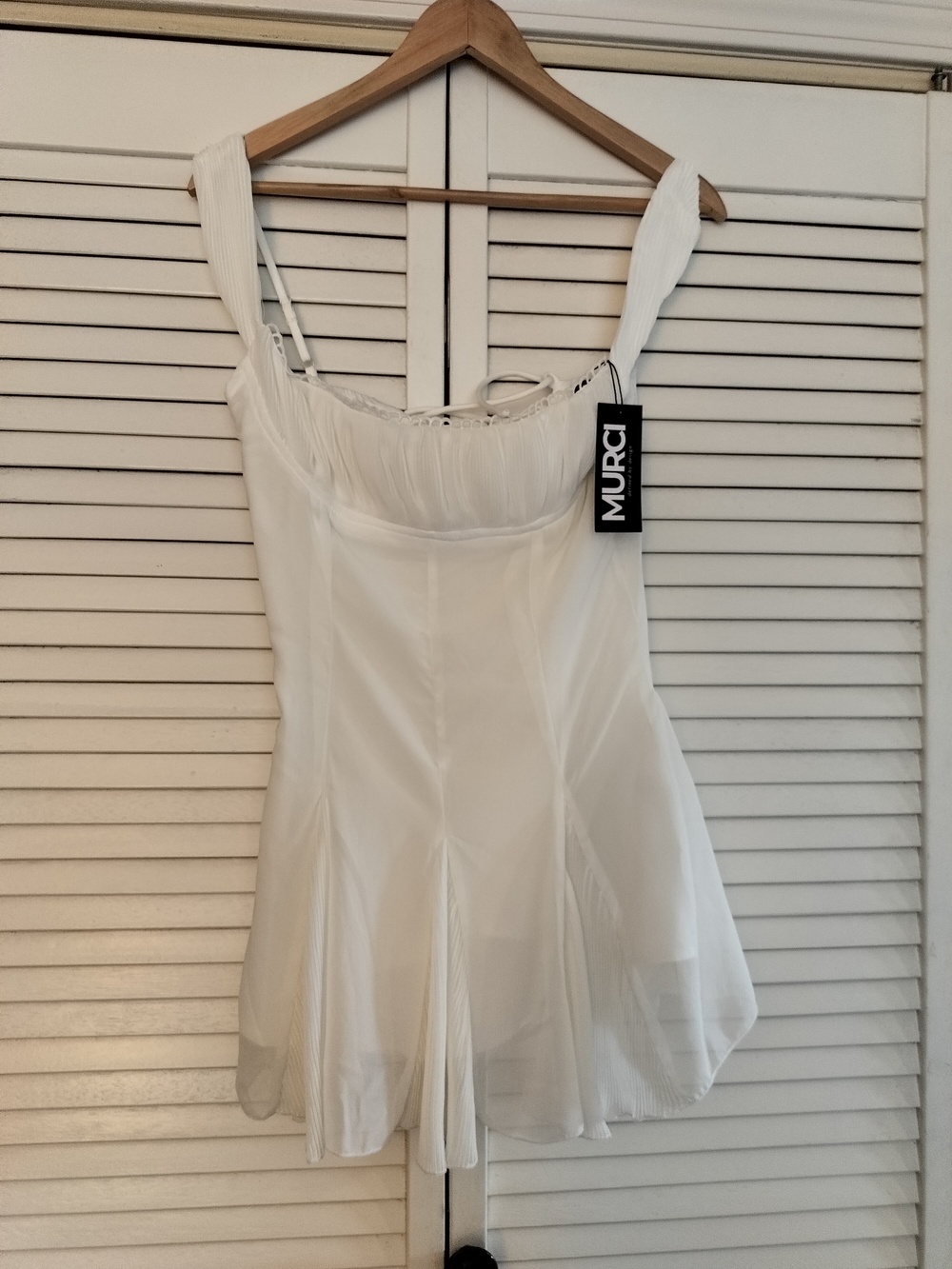 MURCI White Mini Dress